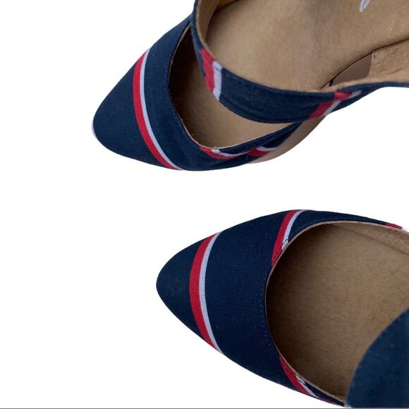 Free People 9 Sandals Clogs Heels Lace up Monaco Boho Festival 4th Nautical 70s - Picture 10 of 15